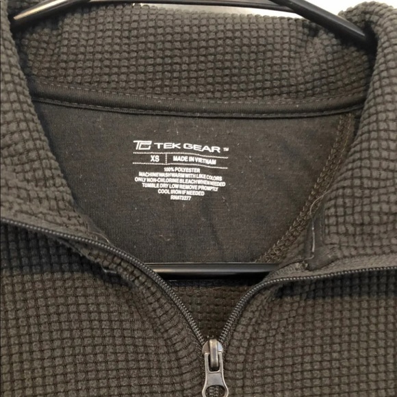 Charcoal Grey Fleece Workout Sweater - Picture 2 of 4